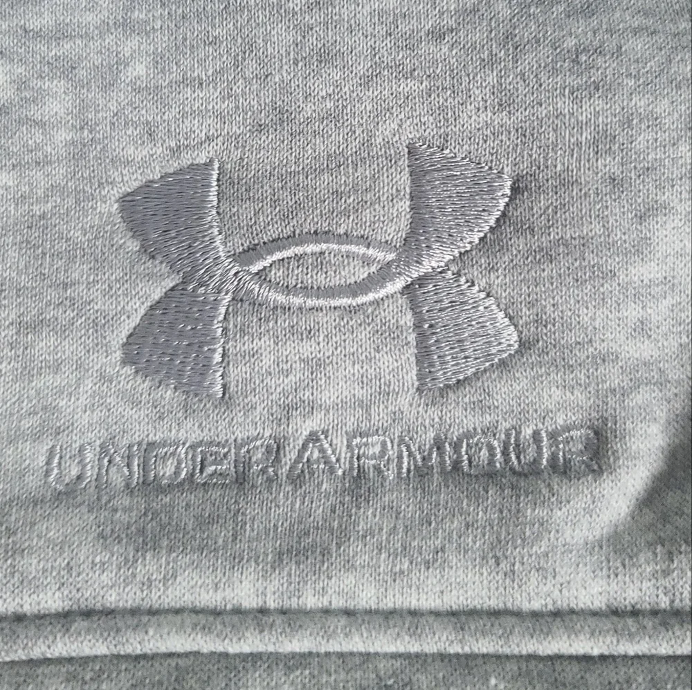 Under Armour Women's Athletic Fleece Sports Bra Bralette Gray Size Large